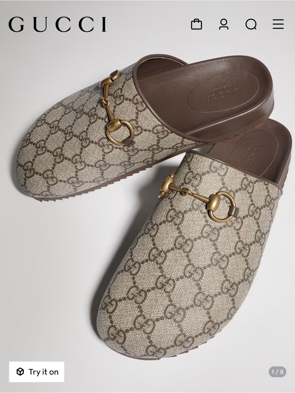 gucci horsebit mule